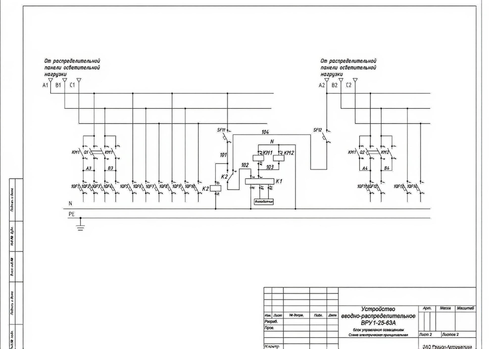 ВРУ-25 · IP31 — ELAP